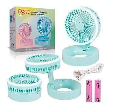 ventil: LED işıqlı masaüstü sərinkeş CXSYL SL-F6001 20sm . ❄️ Sərinlik artıq — 1