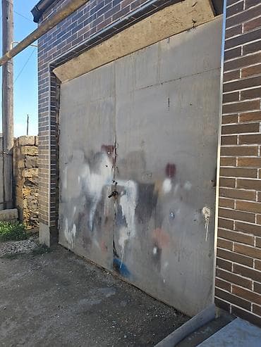 profil demiri: Dəmir Qaraj darvazası, Yana açılan, Mexaniki, 2 m, rəng - Boz, Kredit yoxdur — 1
