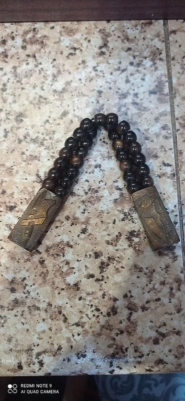 Çantalar: İkiqat təsbeh/kəmənd sapı tipli dekorativ aksesuar - Material: tünd — 2