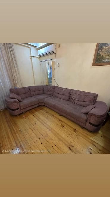 krep parca: Künc divan, İşlənmiş, Açılan, Bazalı, Parça, Çatdırılma yoxdur — 1