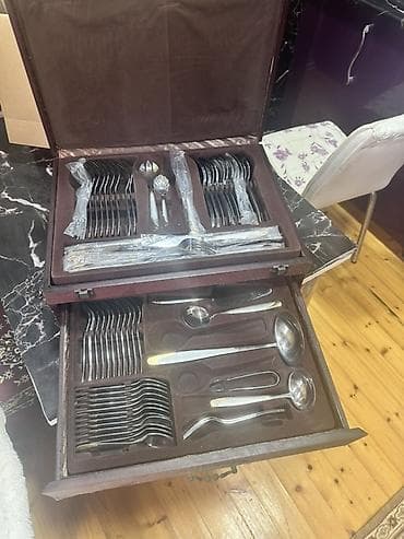 klyonka sufre: Mətbəx qab-qacaq dəsti – taxta qutuda - Zərif taxta keyslə təqdim — 3