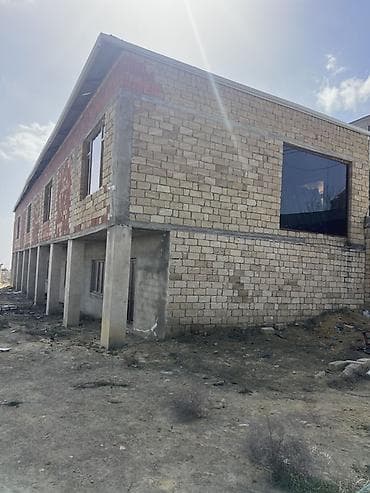 ev layiheleri 2 mertebeli: Obyekt satılır – ikimərtəbəli, daş-kərpic konstruksiyalı, sütunlu — 3