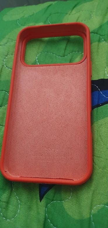 Məhsul: iPhone üçün silikon qoruyucu qəfəs - Rəng: narıncı - — 2