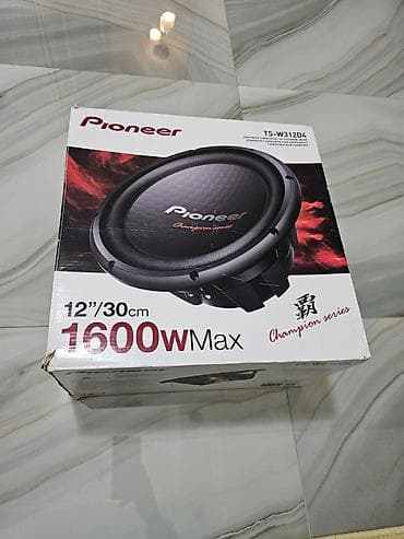 Məişət texnikası: Pioneer TS-W312D4 subwoofer – Champion Series - Ölçü: 12” / 30 sm - — 8