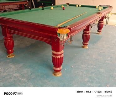 мраморный бильярдный стол цена: Bilyard stolu satilir Qara mermer.fabrik istehsalidi.vezyeti cox — 1