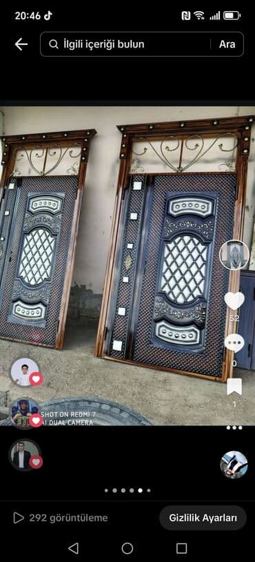 Напольные покрытия: Polad giriş qapıları – dekorativ naxışlı, möhkəm və estetik dizayn - — 2