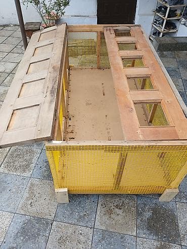 taxda qefes: Taxta karkaslı geniş quş/balıqçılıq üçün qəfəs–volyer - Konstruksiya — 5