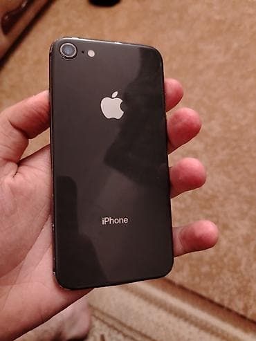 iphone 5s ikinci el: IPhone 8, 64 GB, Qara, Barmaq izi — 1