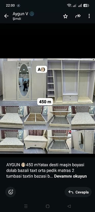 yagmur mebel instagram: AYGUN 🌖450 mYatax desti maşin boyasi dolab bazali taxt orta pedik — 1