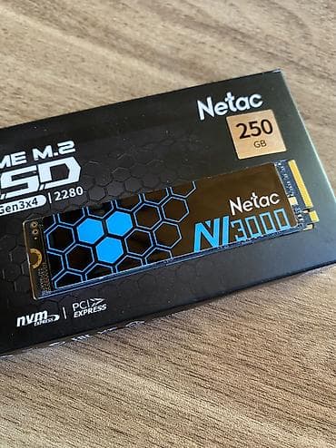 Накопитель SSD Netac, 256 ГБ, Новый