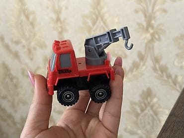 balaca təkər: Uşaq oyuncaqları – mini tikinti maşınları dəsti Təsvir: - Kiçik — 3