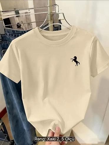Kişi geyimləri: Unisex qısaqoll T‑şört - Material: yumşaq, nəfəsalan toxuma — 7