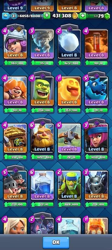 Çantalar: Clash Royale hesabı – yüksək səviyyəli və hazır oyun profili - — 10