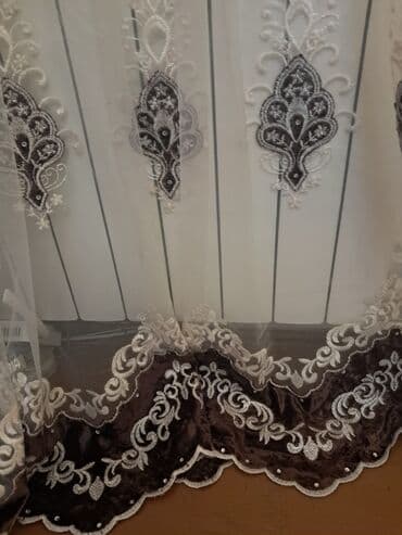 tül parçalar: Yeni, Tül, rəng - Ağ — 4