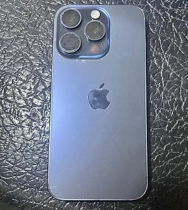 iphone 11 case: IPhone 15 Pro, 128 GB, Blue Titanium, Barmaq izi, Simsiz şarj, Face ID — 1