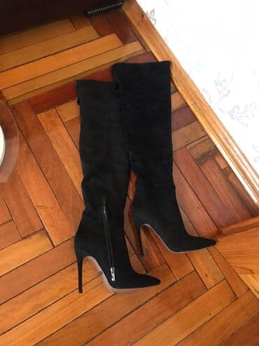 qadin ayaqabilari: Ölçü: 37, rəng - Qara, Yeni — 2