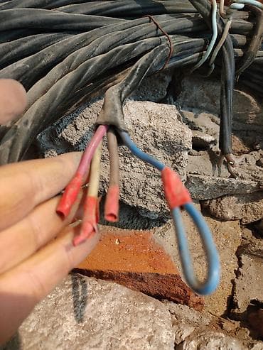 av kabel: Güclü elektrik kabel dəsti - Çoxsaylı bobinlər: qara rezin — 2