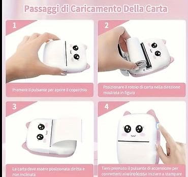 Printerlər: Mini printer İstenilen şəkillər, stickerler, yazılar çıxara bilərsiz — 5