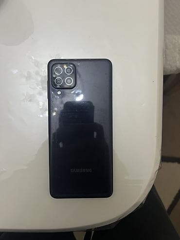 samsung netbook: Samsung Galaxy A22, 128 GB, rəng - Qara, Barmaq izi, Face ID — 2