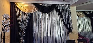 fon perde: Yeni, Pərdə, rəng - Qara — 4