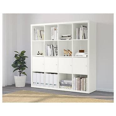 Стеллаж IKEA KALLAX 4x4 (на 16 квадратных ячеек) имеет следующие lalafo.az -da Стеллаж IKEA KALLAX 4x4 (на 16 квадратных ячеек) имеет следующие
