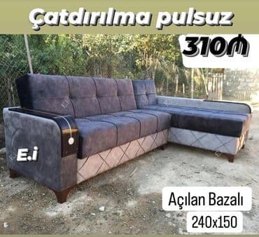 диван бу: Угловой диван, Раскладной, С подъемным механизмом, Ткань, Бесплатная доставка — 9