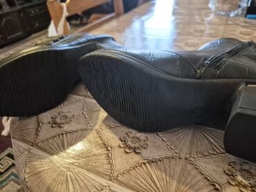 домашние женские тапочки из овчины: Ölçü: 37, rəng - Qara, Yeni — 2