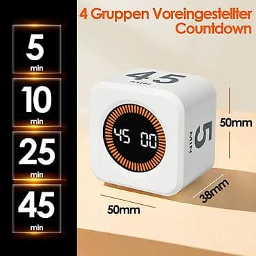 Пятиминутки: Rəqəmsal Pomodoro taymeri – çoxfunksiyalı kublu vaxtölçən - Dizayn — 6