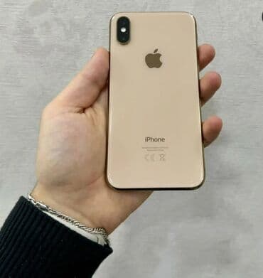 iphone 13 pro max dubai version: IPhone Xs, 256 GB, Qızılı, Zəmanət, Kredit, Simsiz şarj — 1