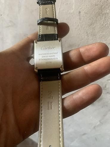 qayiş: Cartier kişi qol saatı - Korpus: paslanmayan polad, kvadrat arxa — 1