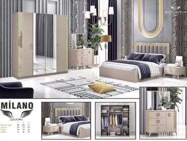 İkinəfərlik çarpayı, Dolab, Termo, 2 tumba, Yeni