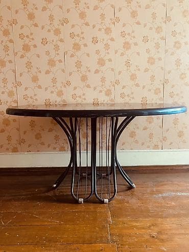 şpon nədir: Qonaq masası, Açılmayan, Taxta, Oval masa — 3