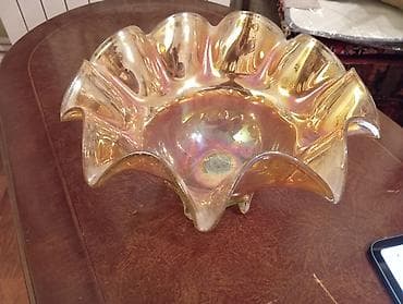 Şüşə məmulatları dəsti - İridesan örtüklü dekorativ şüşə