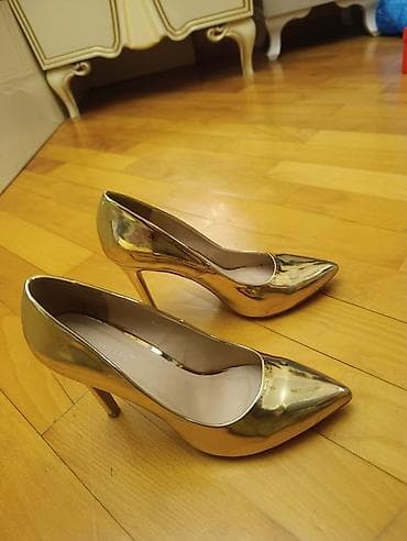 ayaqqabi instagram: Tuflilər, Ölçü: 39, rəng - Qızılı, Yeni — 2