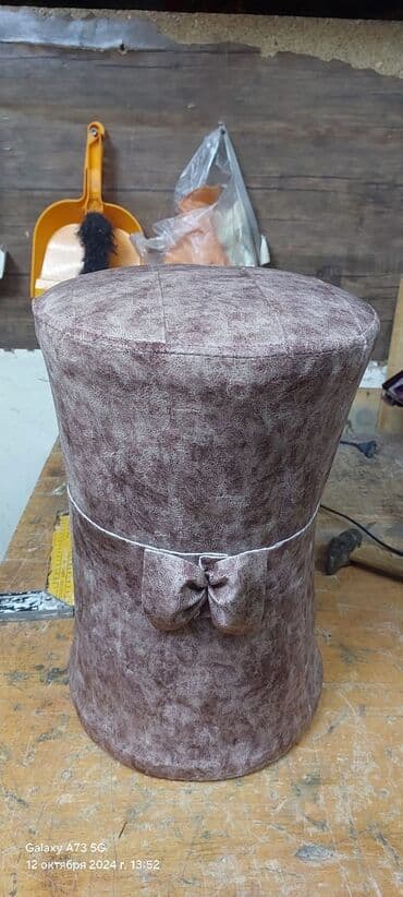 stul işlənmiş: Pufik oturacaq, Nabuk, Kredit yoxdur, Ödənişli çatdırılma — 5