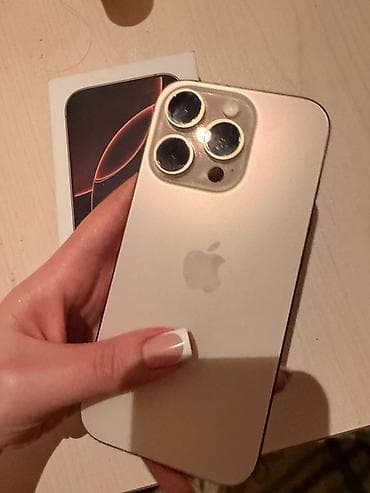 Mobil telefon və aksesuarlar: IPhone 16 Pro, 256 GB, Desert Titanium, Face ID — 4