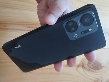 masallı telefon: Honor X7a, 128 GB, rəng - Qara, Sensor — 4