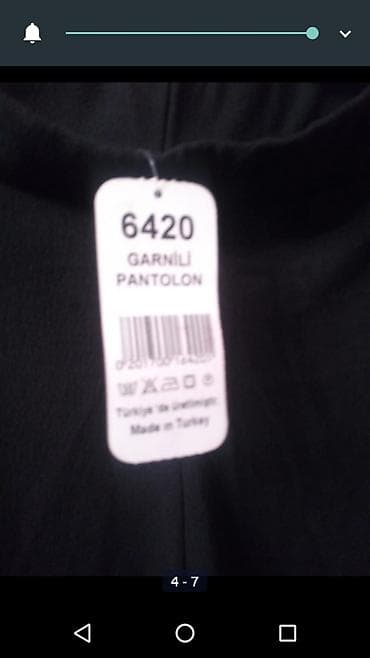 kombat şalvar: Qadin ucun ketan şalvar geyinilmeyib etiketi üstünde enlidi — 2