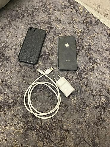 ayfon 8 ucuz: IPhone 8, Qara, Simsiz şarj — 1