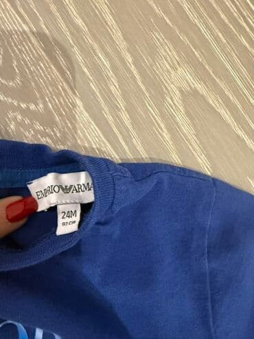 Üst geyimləri: Emporio Armani uşaq uzunqol köynəyi - Brend: Emporio Armani - Rəng — 2