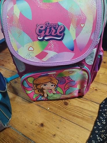 Məktəb çantaları: Uşaqlar üçün “Fancy Girl” mövzusunda məktəb çantası - Rənglər — 1