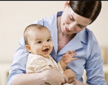 Uşaq baxıcısı xidməti Oz evimde baxiram 3 ovladim var Aili