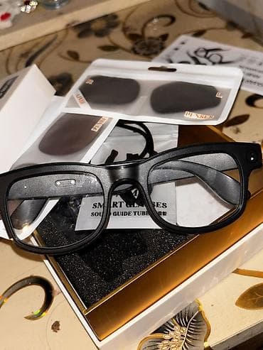 sanal gozluk: AI Smart Glasses – “Hey Glasses” Xüsusiyyətlər: - 5 MP daxili kamera — 2