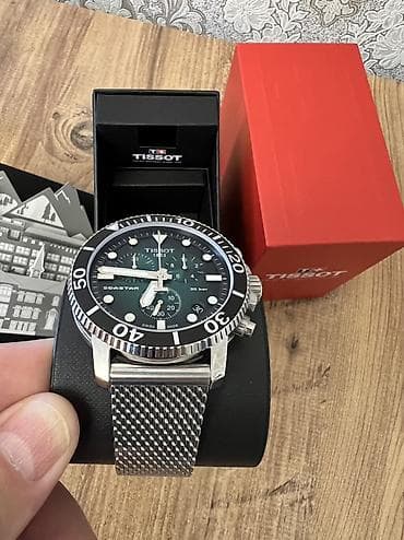 sport walvar: Yeni, Qol saatı, Tissot, rəng - Yaşıl — 5