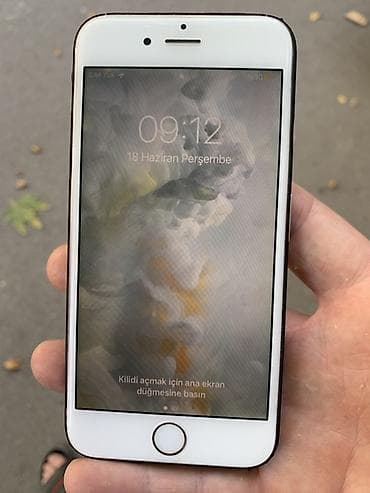 iphone 15 adapter: IPhone 6, Ağ, Barmaq izi — 5