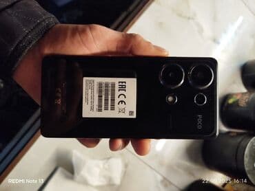 Poco M6 Pro, 256 GB, rəng - Qara, Barmaq izi