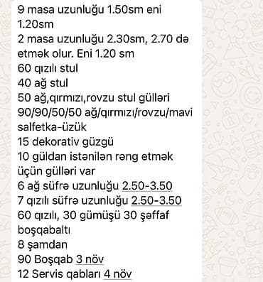 80 nəfərlik həru süfrəsi+ 55k səhifə tam aktiv satılır.19.000 AZN — 8