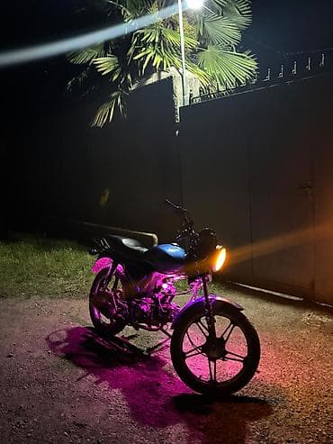 NAMA markalı motosiklet 110cc - Rəng: mavi, qara detallarla - Ön — 8