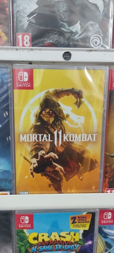 mortal combat 11: Nintendo switch üçün mortal kombat 11 oyun diski. Tam original — 1