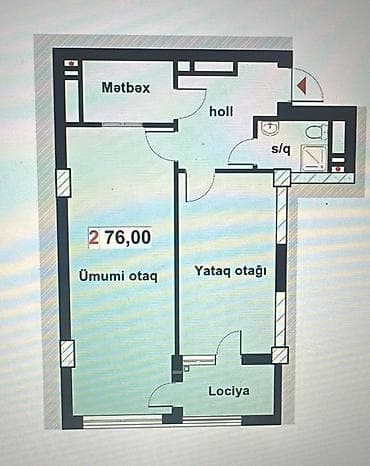 Otaqlar: Yeni tikili 16 ci mehelle 14/14 pod moyak 2 otaq 76 kv Lider Mtk — 8
